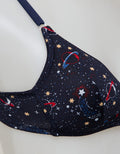 Nevada Underwear Non Push Up Regular Bra Print Star And Planet