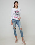 T Zone Long Sleeve T-Shirt Photoprint Cool Girly