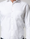 Stanley Adams Long Sleeve Shirt 312 Solid Slim Spread Collar
