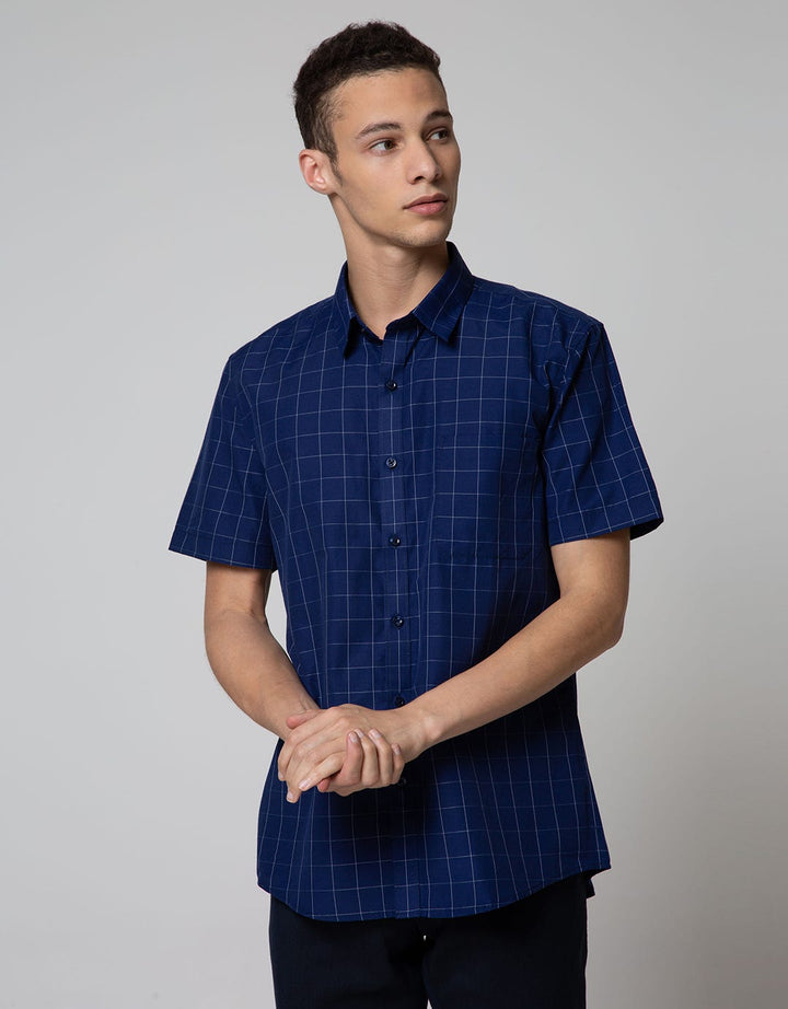 Stanley Adams Slim Fit Shirt Print Checks