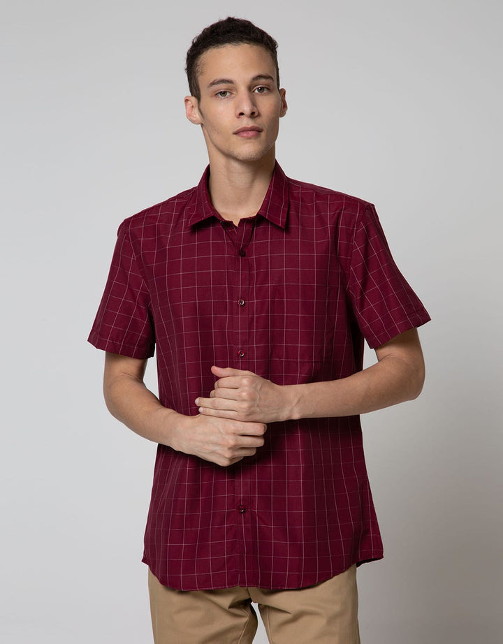 Stanley Adams Slim Fit Shirt Print Checks