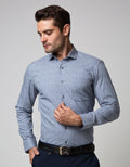Stanley Adams Long Sleeve Shirt 315 Print Us 36 Slim Spread Collar
