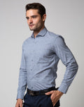 Stanley Adams Long Sleeve Shirt 315 Print Us 36 Slim Spread Collar
