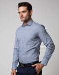 Stanley Adams Long Sleeve Shirt 315 Print Us 36 Slim Spread Collar