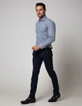 Stanley Adams Long Sleeve Shirt 315 Print Us 36 Slim Spread Collar