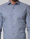 Stanley Adams Long Sleeve Shirt 315 Print Us 36 Slim Spread Collar