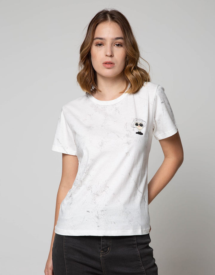 T Zone Short Sleeve T-Shirt Cartoon Regular Girly
