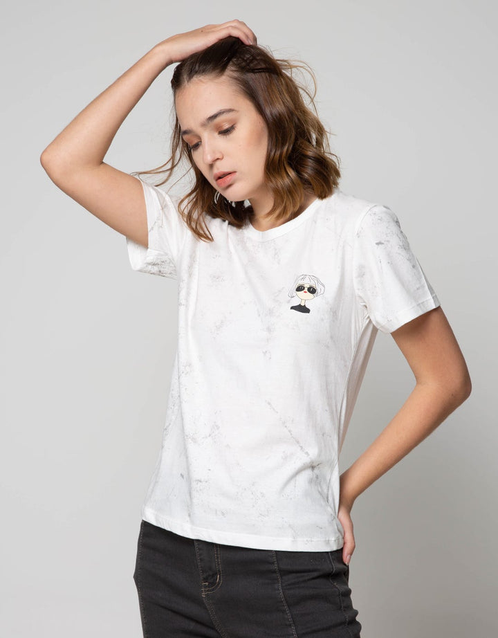 T Zone Short Sleeve T-Shirt Cartoon Regular Girly