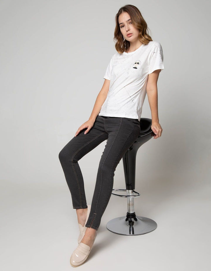 T Zone Short Sleeve T-Shirt Cartoon Regular Girly