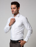 Stanley Adams Oxford Slim White Point Collar Shirt