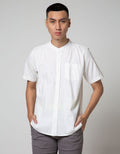 Nevada Short Sleeve Koko Linen Look Shanghai Collar