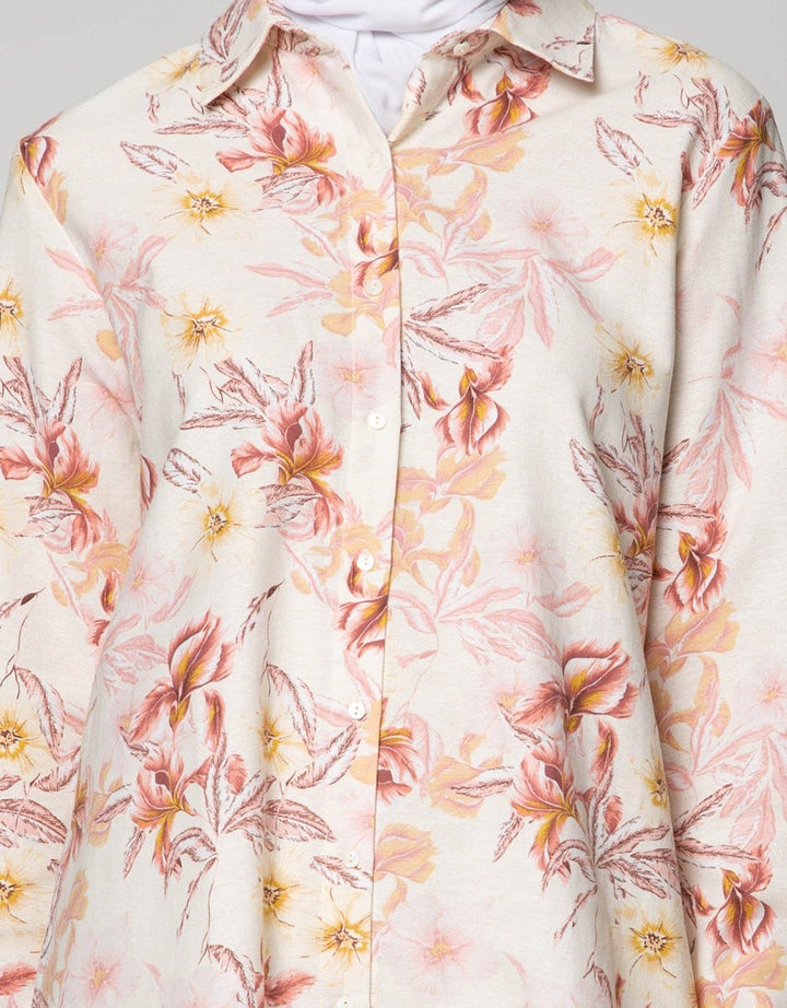 Annisa Long Sleeve Shirt Flo Slub Top