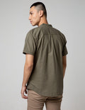 Nevada Short Sleeve Koko Linen Look Shanghai Collar