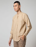 Nevada Long Sleeve Koko Linen Look Shanghai Collar
