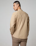 Nevada Long Sleeve Koko Linen Look Shanghai Collar