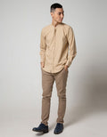 Nevada Long Sleeve Koko Linen Look Shanghai Collar