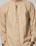 Nevada Long Sleeve Koko Linen Look Shanghai Collar