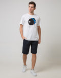 Nevada Short Pants Woven With Rib Manset Waist Print Abstrak