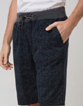 Nevada Short Pants Woven With Rib Manset Waist Print Abstrak