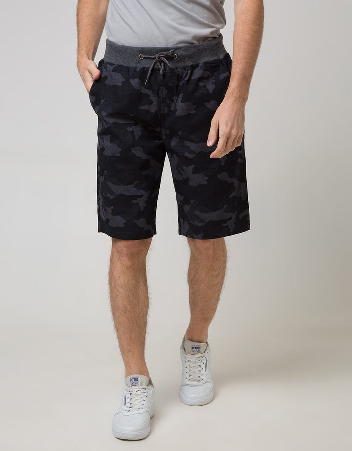 Nevada Short Pants Woven With Rib Manset Waist Print Camouflage