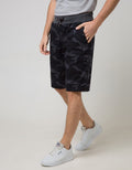 Nevada Short Pants Woven With Rib Manset Waist Print Camouflage