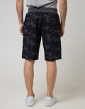 Nevada Short Pants Woven With Rib Manset Waist Print Camouflage