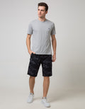 Nevada Short Pants Woven With Rib Manset Waist Print Camouflage