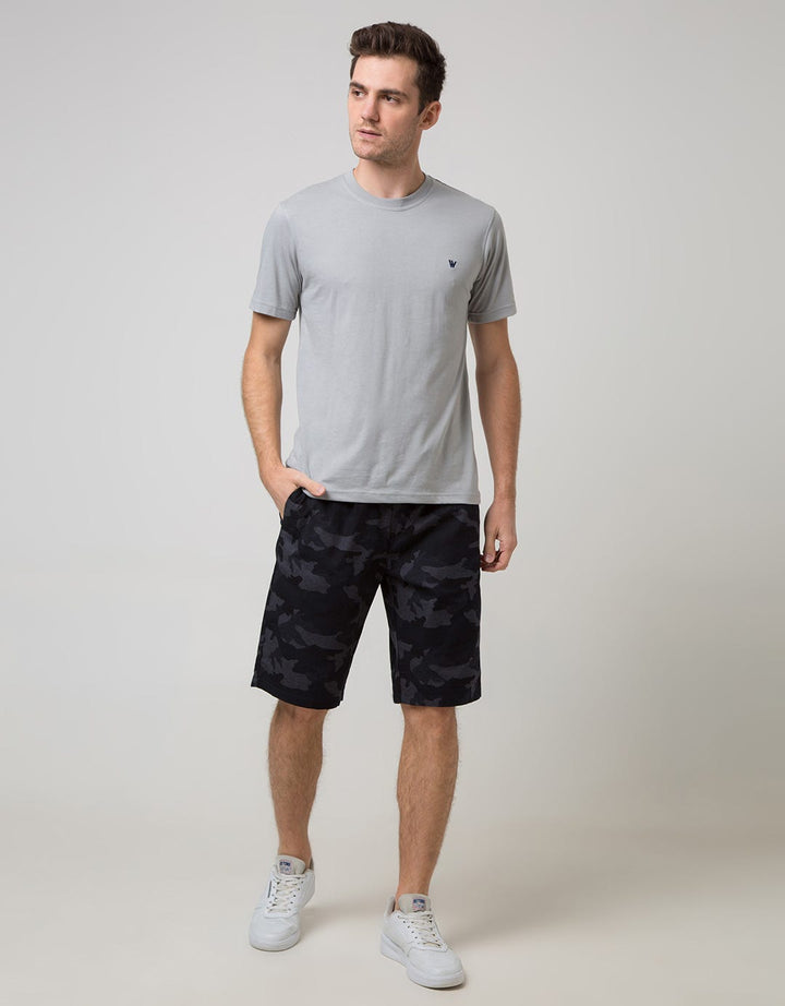 Nevada Short Pants Woven With Rib Manset Waist Print Camouflage