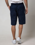 Nevada Men Denim Short Pants Woven With Rib Manset Waist Print