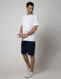 Nevada Men Denim Short Pants Woven With Rib Manset Waist Print