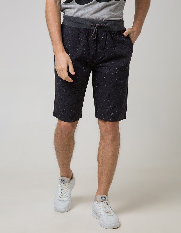 Nevada Short Pants Woven With Rib Manset Waist Print Point