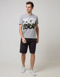Nevada Short Pants Woven With Rib Manset Waist Print Point