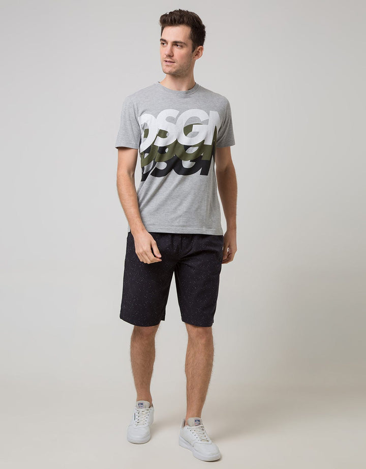 Nevada Short Pants Woven With Rib Manset Waist Print Point