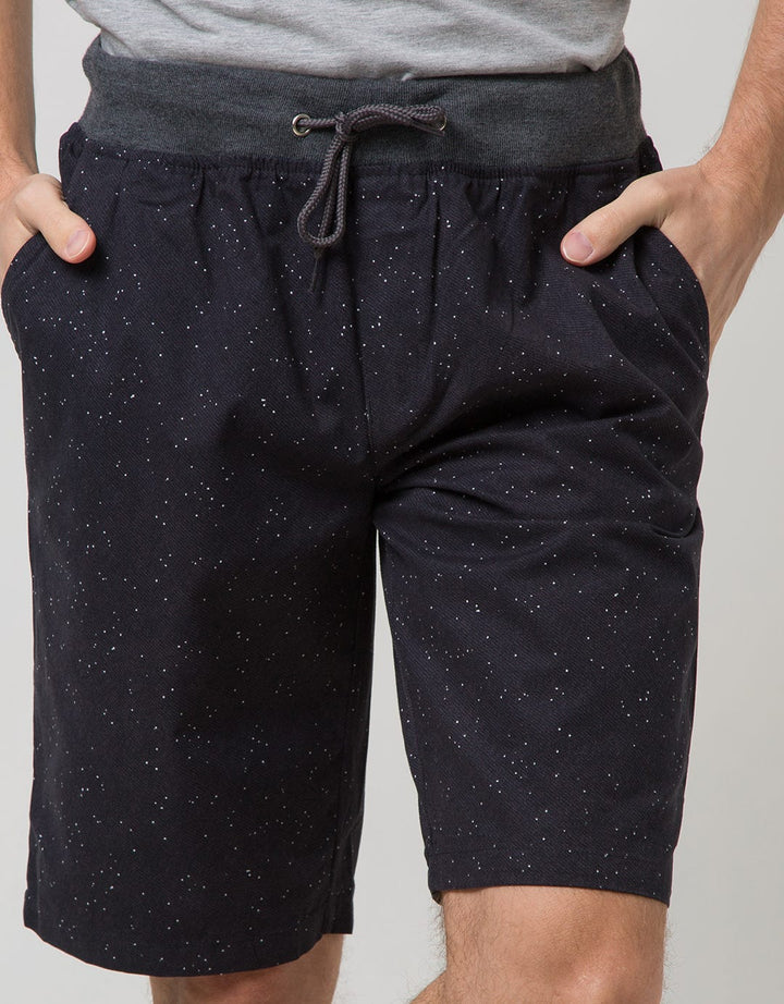 Nevada Short Pants Woven With Rib Manset Waist Print Point