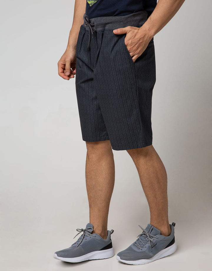 Nevada Short Pants Woven With Ribbon Manset Waist Print
