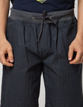 Nevada Short Pants Woven With Ribbon Manset Waist Print