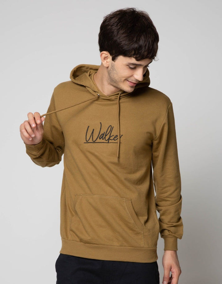 Details Sweatshirt Solid Hoodie With Aplique Bordir