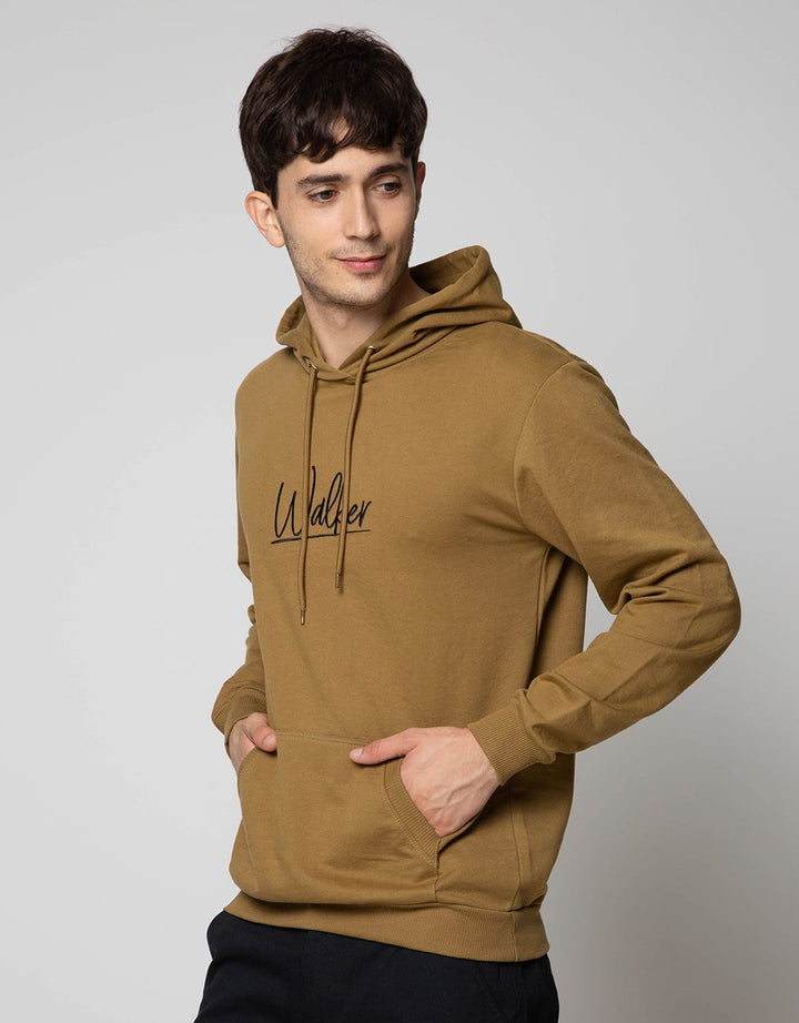Details Sweatshirt Solid Hoodie With Aplique Bordir