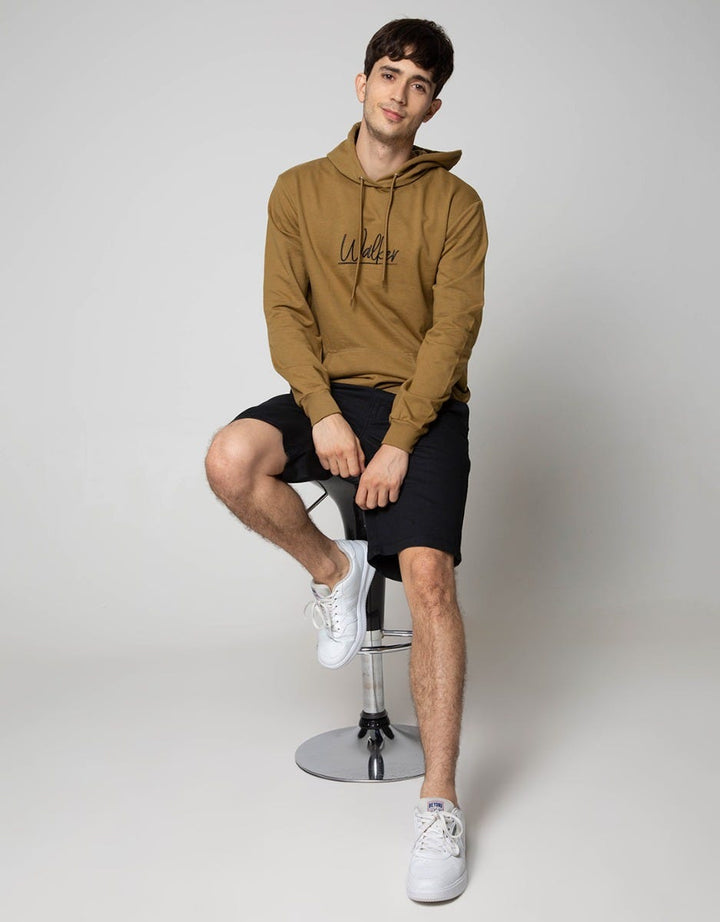 Details Sweatshirt Solid Hoodie With Aplique Bordir