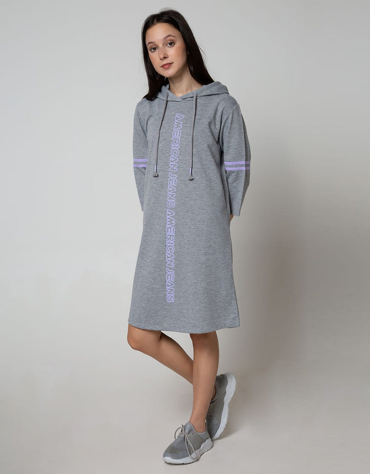 American Jeans Long Sleeve Midi Dress