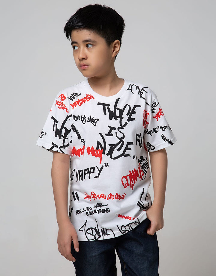 Nevada Kids Short Sleeve T-Shirt Grafitti