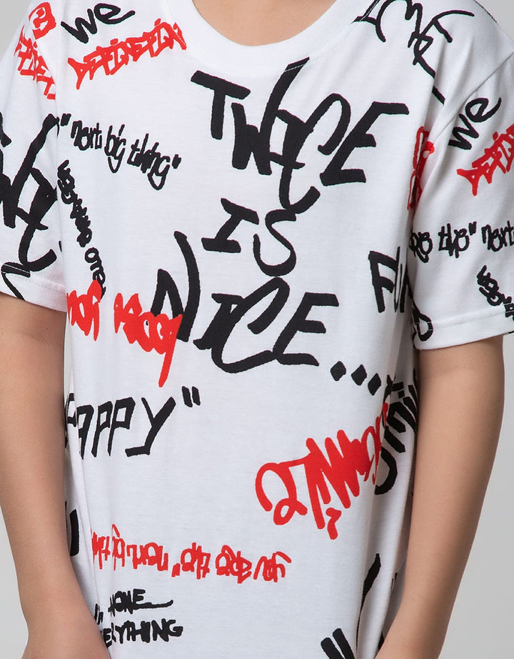 Nevada Kids Short Sleeve T-Shirt Grafitti