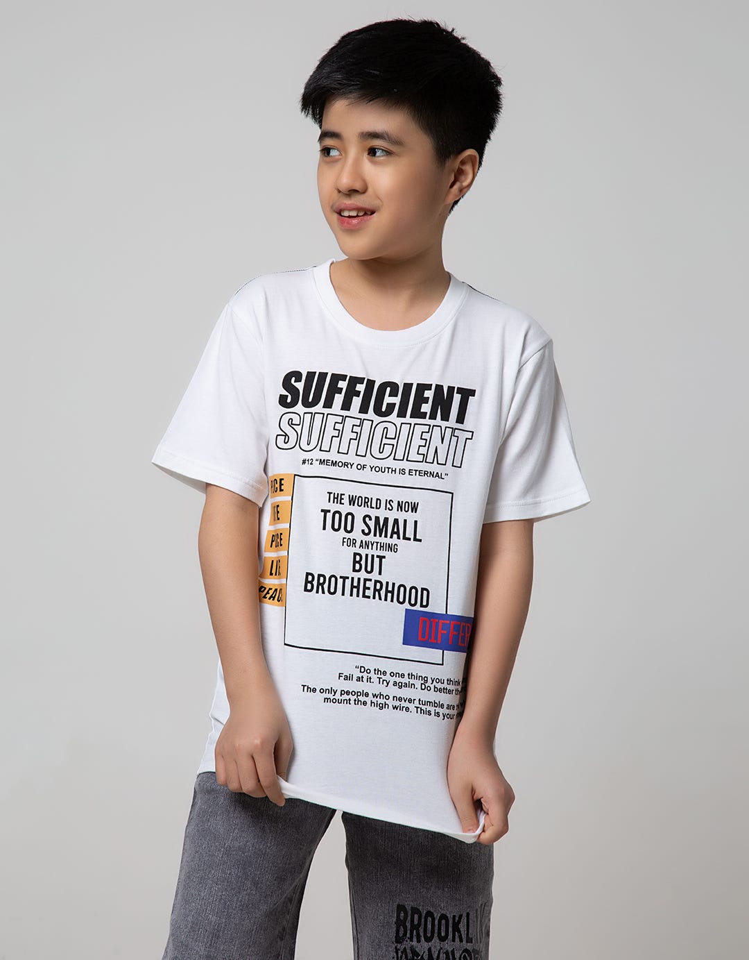 Nevada Kids Short Sleeve T-Shirt Sufficient