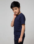 Nevada Kids Short Sleeve T-Shirt Text Mushroom with Pocket