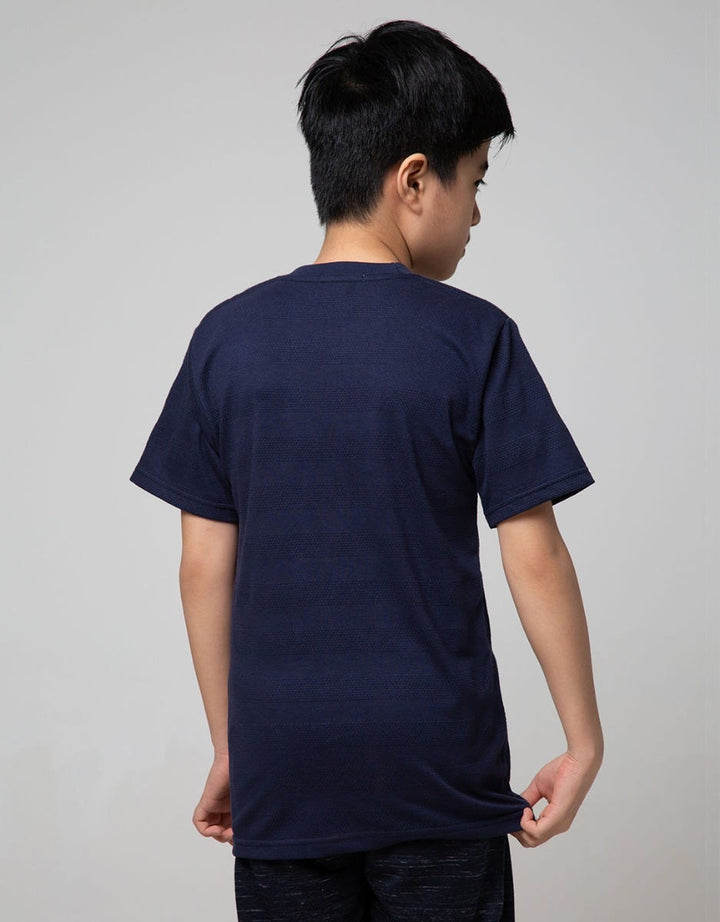 Nevada Kids Short Sleeve T-Shirt Text Mushroom with Pocket