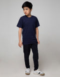 Nevada Kids Short Sleeve T-Shirt Text Mushroom with Pocket