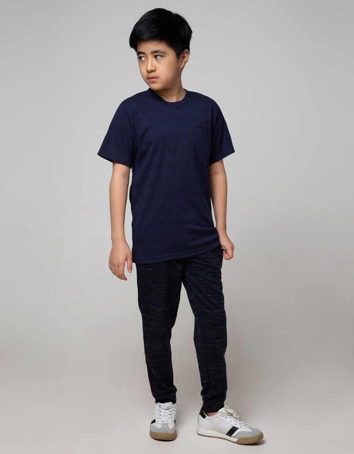 Nevada Kids Short Sleeve T-Shirt Text Mushroom with Pocket