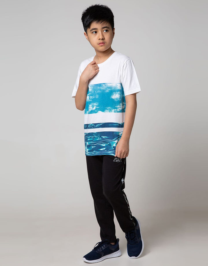 Nevada Short Sleeve T-Shirt Sea Water