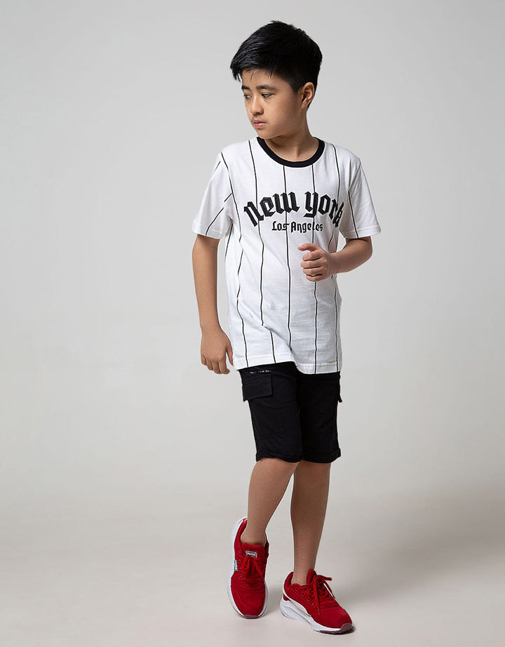Nevada Kids Short Sleeve T-Shirt Vertical New York