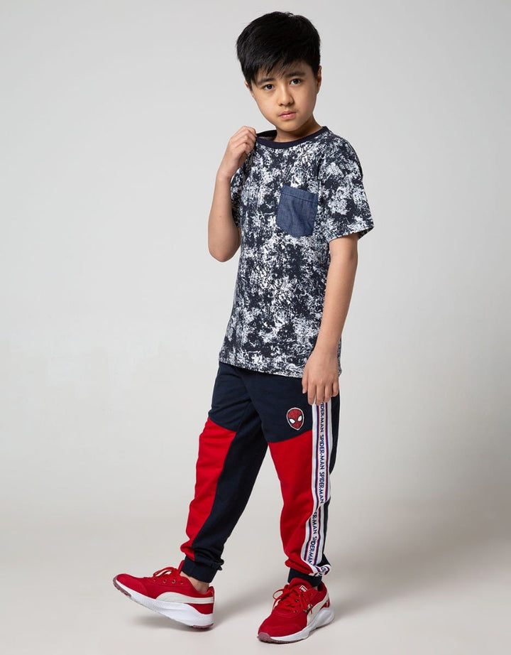 Nevada Kids Short Sleeve T-Shirt Splash W Pocket